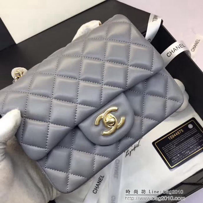 香奈兒CHANEL 升級版A1115進口小羊皮金銀鏈條單肩斜挎包 DSC1629